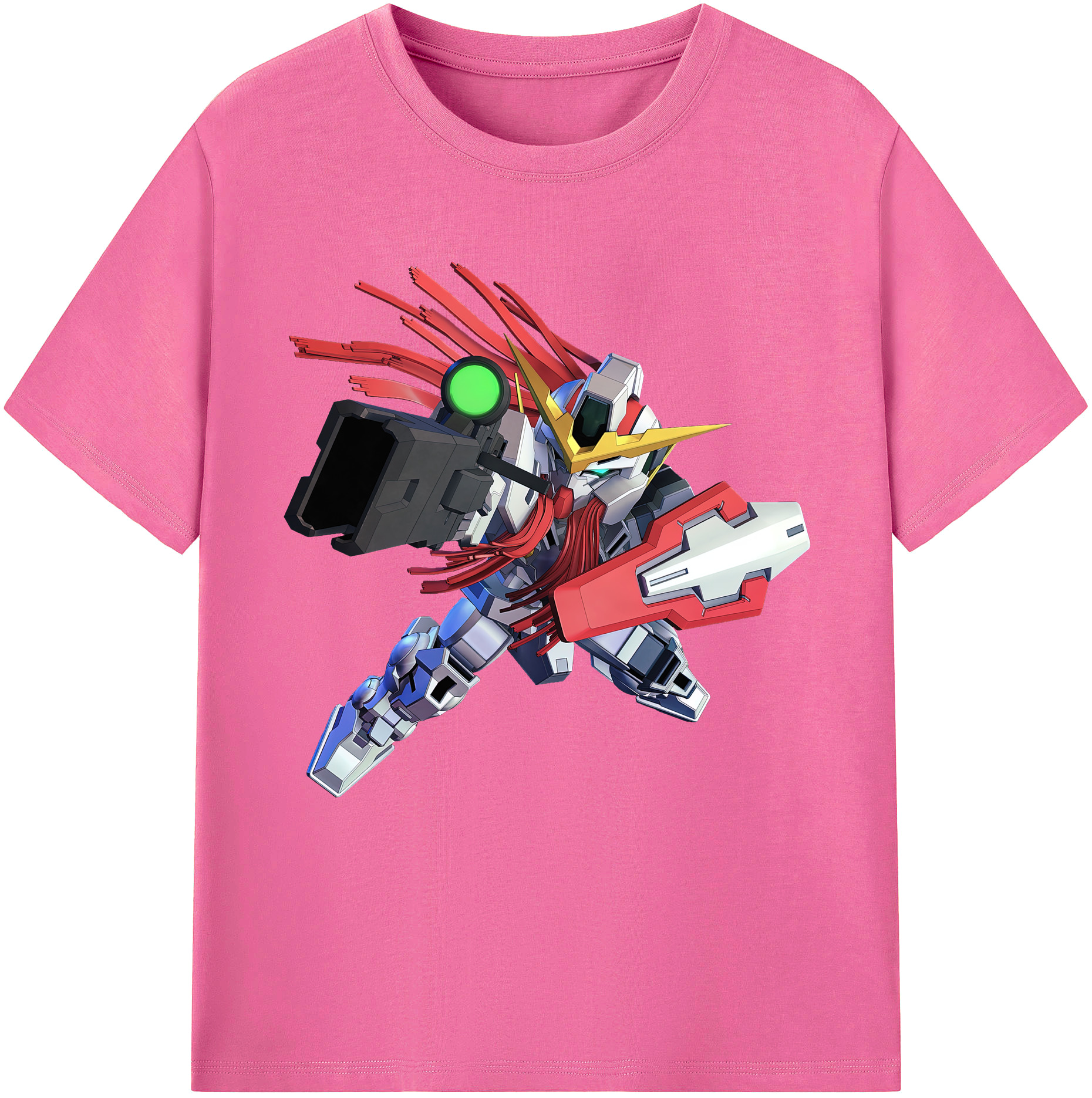 （画像用） 機動戦士ガンダム Mobile Suit Gundam レディースカジュアルプリントTシャツ（綿100％）